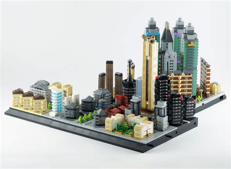 Lego microcity, all the four districts | Lego, Micro lego, Lego design