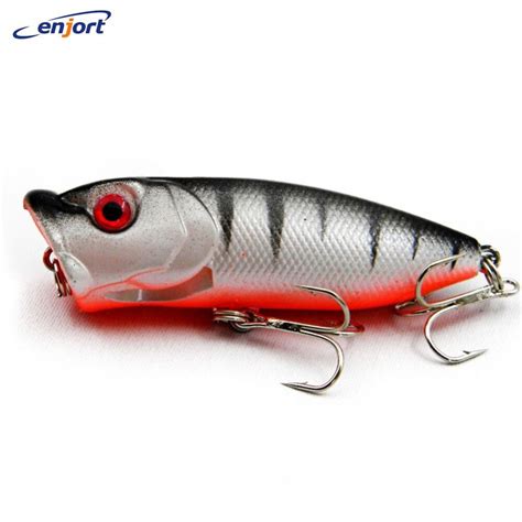 Señuelos de pesca 6 5CM 1 8g 6 ganchos pompers wobbler pesca cebo