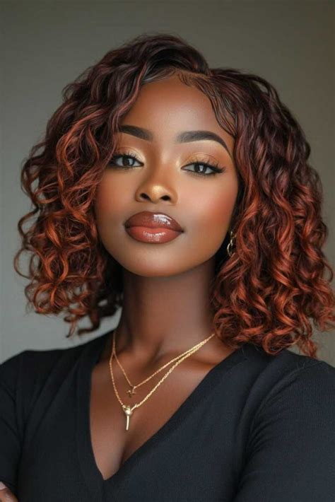 Stunning Fall Hair Colors For Women With Dark Skin Tones Elevate