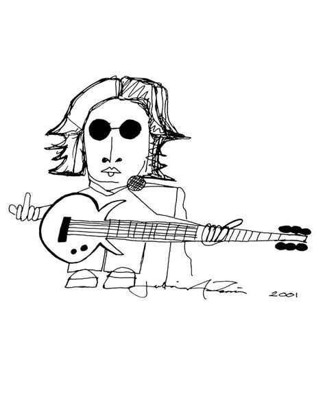 John Lennon ~caricature Drawing By Julian Alexander Terris Saatchi Art