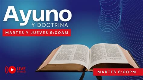 Ayuno y doctrina Bíblica CMB Soacha En vivo YouTube