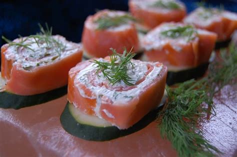 How To Make A Smoked Salmon Cold Appetizer With Capers And Dill