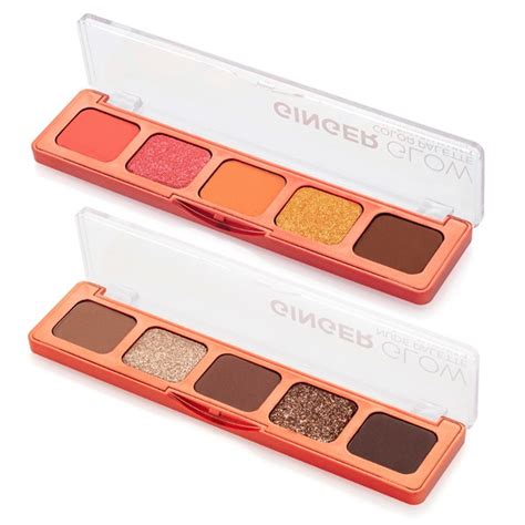 Kit Paletas De Sombras Ginger Glow Color E Nude 2 Produtos Mais