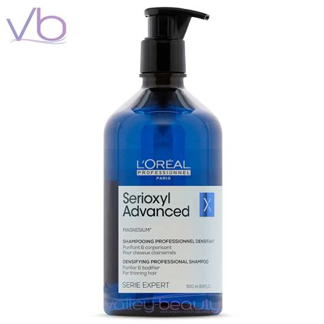 Loreal Serie Expert Serioxyl Advanced Densifying Shampoo Gentle Purifying Cleanser For Thin