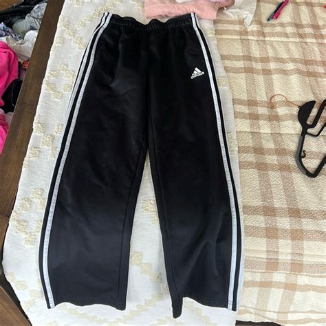 Adidas Bottoms Adidas Black Track Pants Poshmark