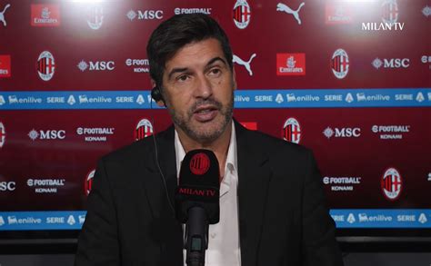 Fonseca Insists Milan Can And Must Improve The Players Understood