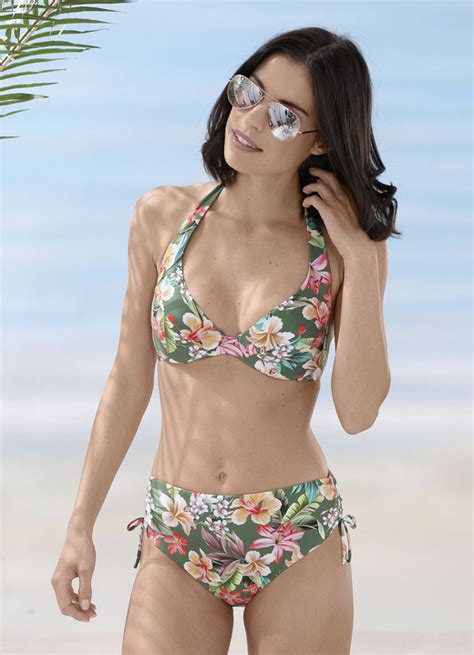 Neckholder Bikini mit Bügeln schalenlos BADER