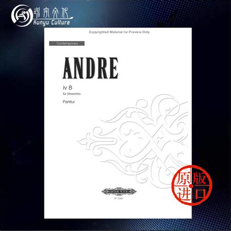 Iv Mark Andre For String Trio Violin Viola