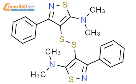 112051 22 6 5 Isothiazolamine 4 4 Dithiobis N N Dimethyl 3 Phenyl CAS