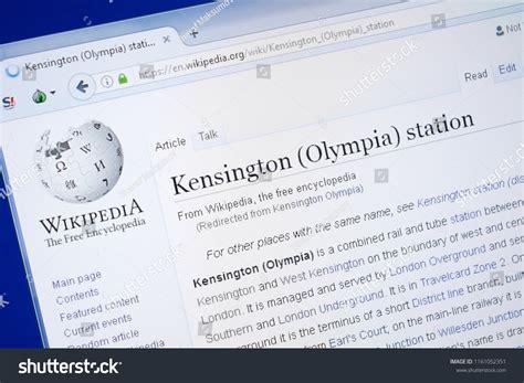 3 Kensington (olympia) station Images, Stock Photos & Vectors ...