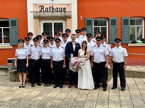 Hochzeit Von Adriana Und Dominik Freiwillige Feuerwehr Asperg