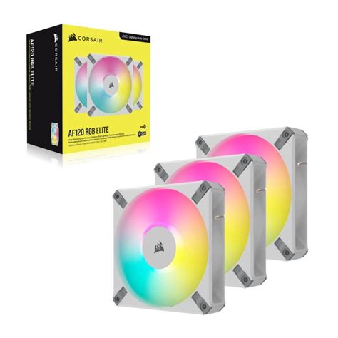 Corsair iCUE AF120 RGB ELITE WHITE Triple Fan Kit CO 9050158 WW パソコン