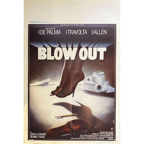 BLOW OUT Belgian Movie Poster - 14x21 in. - 1981