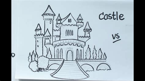 34+ Castle Drawing Easy PNG - Shiyuyem