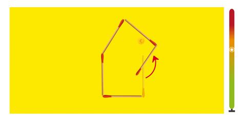 IQ Test Can You Move 3 Matches To Fit The Room In The House Without