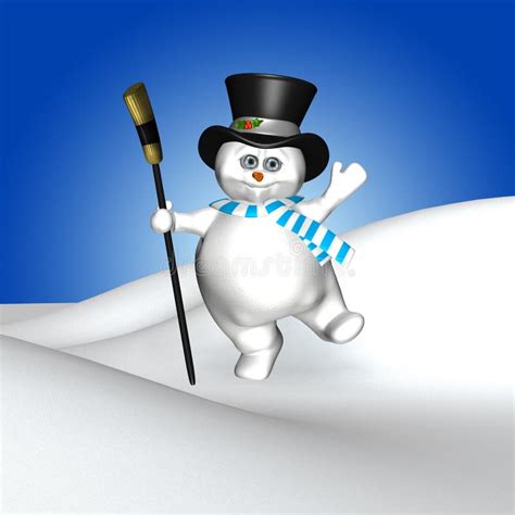 Dancing Snowman Royalty Free Stock Photo - Image: 12219545