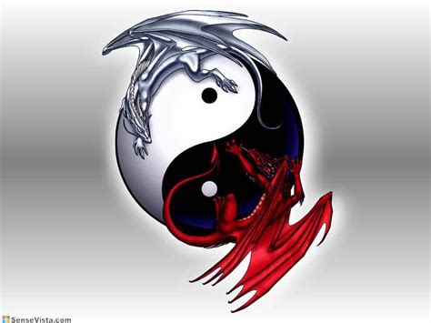 Dragon Yin Yang Wallpapers Wallpaper Cave