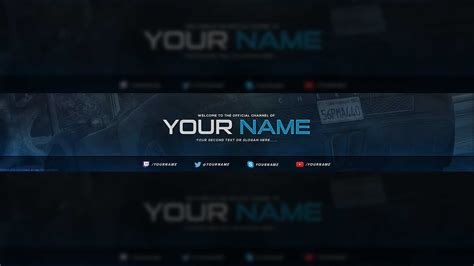 Youtube Banners Template