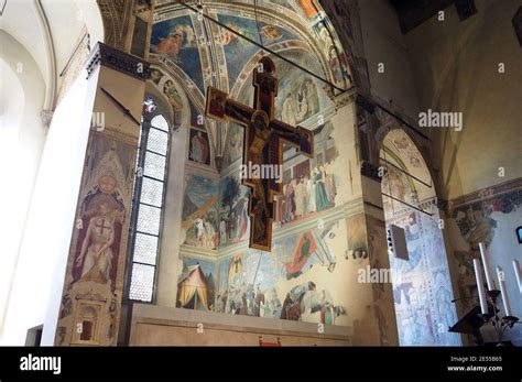 Basilica San Francesco Arezzo Frescoes Hi Res Stock Photography And