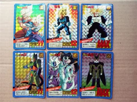 DRAGONBALL POWER LEVEL Super Battle Part 4 Prism Card Set EUR 82 58