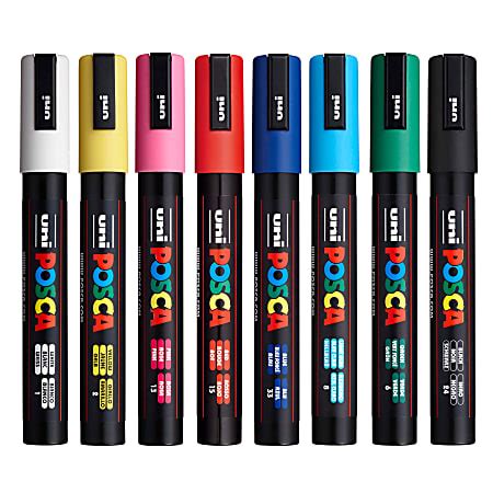 Uni Ball POSCA PC 5M Water Based Paint Markers Reversible Medium Tip