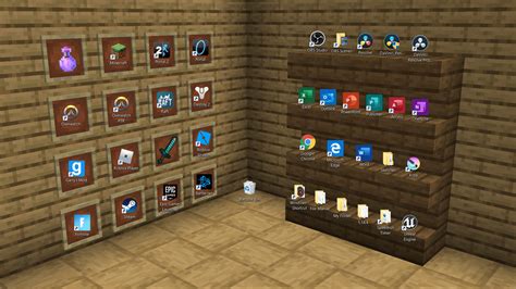 View 24 Minecraft Shelf Desktop Wallpaper Bestmawasuna