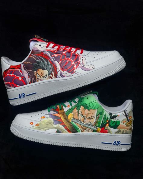 One Piece Luffy X Zoro Air Force 1 Custom Daniel Customs