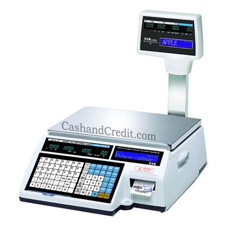 Cas Scale Cl R Label Printing