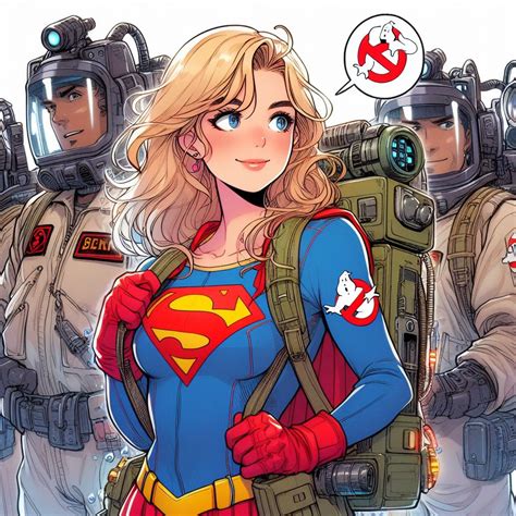 Ghostbuster Supergirl 3 By Elodtrebor On Deviantart