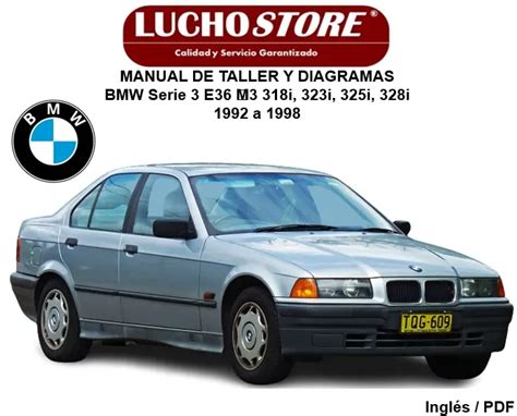 Bmw Serie 3 Manual De Taller Y Reparación E36 M3 318i 323i 325i 328i Diagramas Ecu 1992 A