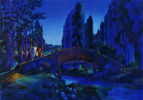 Frodo and Gandalf in the Shire - Ralph Bakshi