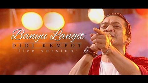 Lirik Lagu Dan Video Banyu Langit Dinyanyikan Didi Kempot