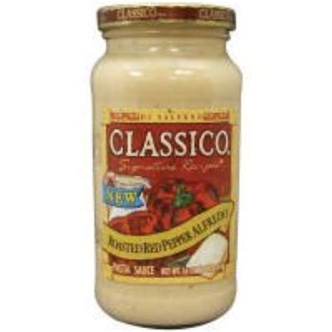 Classico Pasta Sauce Roasted Red Pepper Alfredo 12 Pack By Classico