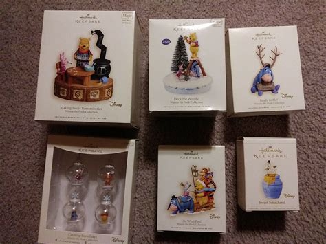 Lot Of Hallmark Winnie The Pooh Friends Keepsake Ornaments