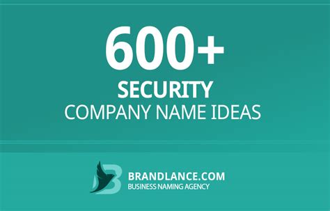 1100 Security Business Name Ideas List Generator 2025