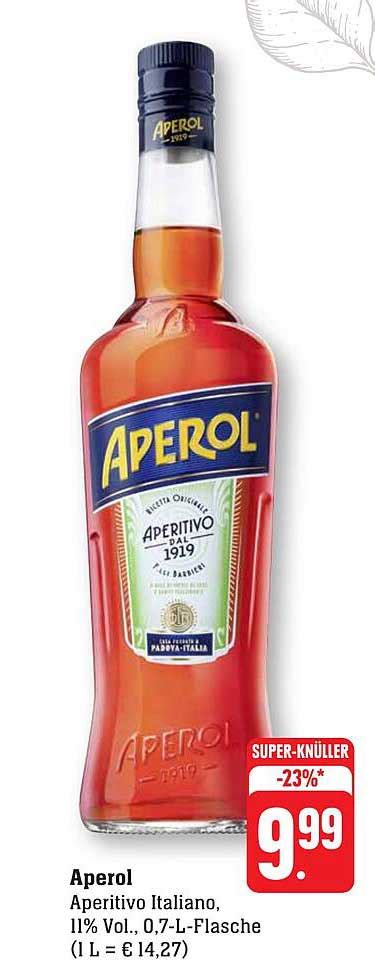 Aperol Aperitivo Italiano Angebot Bei Edeka Frischemarkt 1prospektede