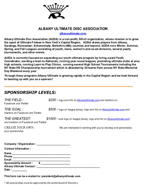 Fillable Online D36m266ykvepgv Cloudfront Sponsorship Form Pdf Fax