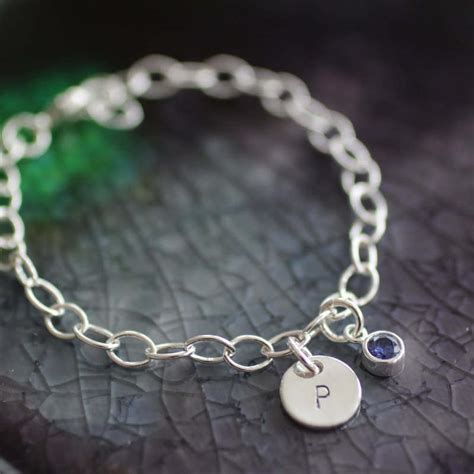 Silver Charm Bracelet - Etsy