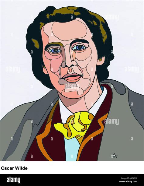 Portrait Of Oscar Wilde Stock Photo Alamy