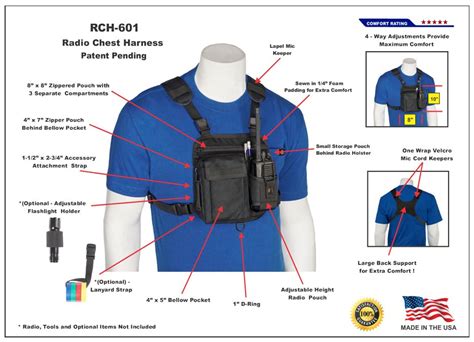 Radio Chest Harness From Holsterguy Holster Shoulder Chest Harnesses