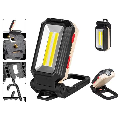 Baladeuse LED rechargeable double COB Vision à 180