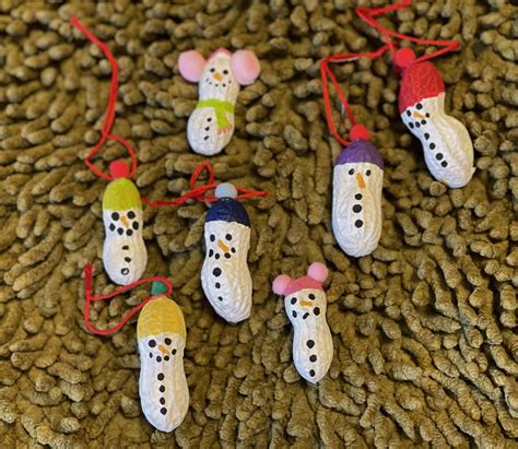 Twelve Days of Ornaments, Day 6: Painted Peanut People | AllMomDoes