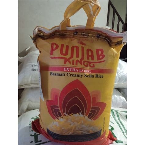 Jual Beras Basmathi 5kg Punjab King Extra Long India Shopee Indonesia