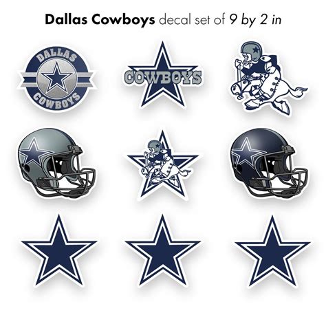 Dallas Cowboys Laptop Sticker History Logo Vinyl decal Footb | Inspire Uplift | Dallas cowboys ...