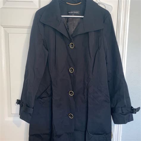 Ellen Tracy Trench Coat Gem