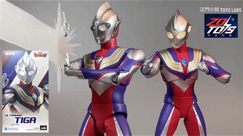 Unboxing Zd Toys Ultraman Light Up Series Ultraman Tiga Composite