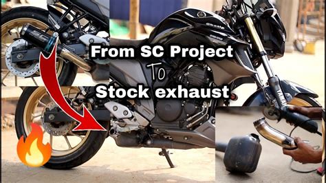 Removing SC Project Exhaust And Keep The Stock Exhaust Sound Insane