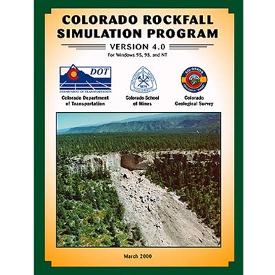 Colorado Rockfall Simulation Program, Version 4.0 [Geotechnical Design ...