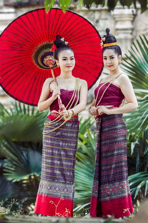 Lanna Nan Thailand Dress Traditional Dresses Traditional Thai Clothing