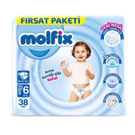 Molfix 6 Numara X Large 38'li Bel Bantlı Bez Fiyatları ve Modelleri ...